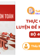 Thực chiến luyện đề môn Toán bộ 40 đề Thầy Đỗ Văn Đức PDF